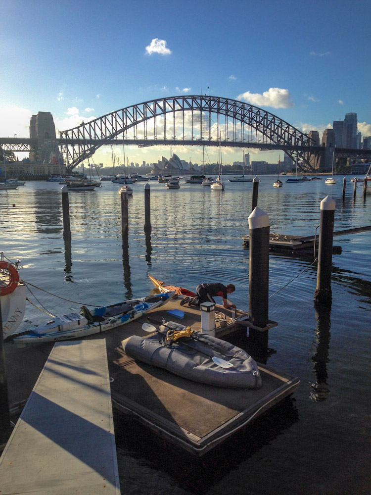 Kayaking Sydney Harbour Dec 2013